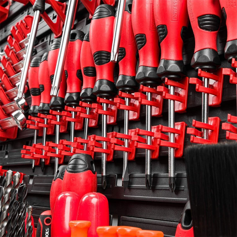 Wall Mounted Tool Pegboard Set, Garage Storage Bins & Workshop Rack, Shed Organizer – 50 Models In Various Shapes & Sizes