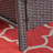 2Pcs Outdoor St Seating - Pe And Iron Brown + Tan Chairs  2 Units  & Fashionable