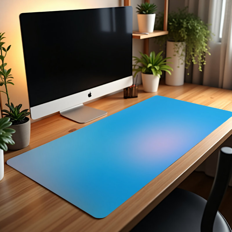 Polyester Desk Pad, 31.5x15.5