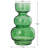 Luciel 9.5" Tall Green Bubble Glass Table Vase-119598365-95418617