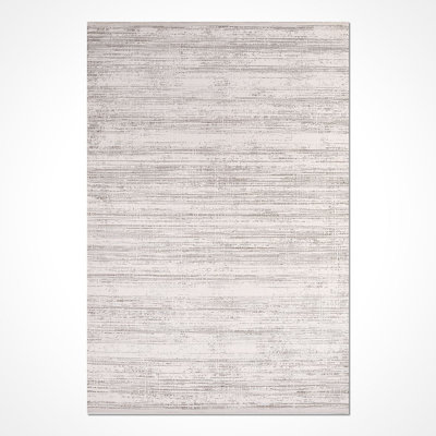 Modern/Abstract Beige Machine Washable Non-Slip Area Rug