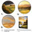 Rezac Golf Golden Hour Golf - Golf, reproduction d'art sur toile encadrée-1056941661-1056941652