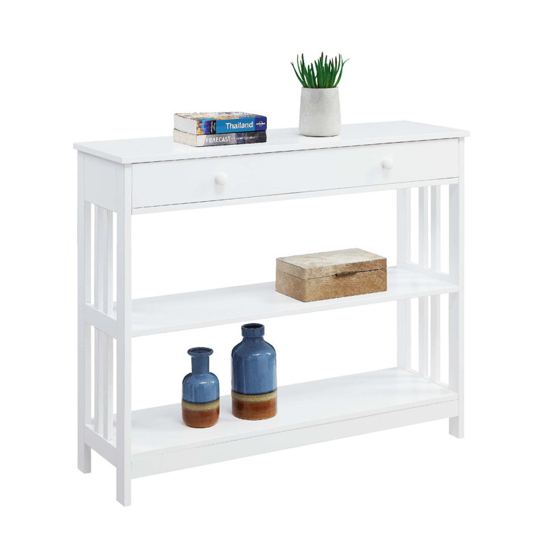 Console 39,5 po Minerva, Blanc