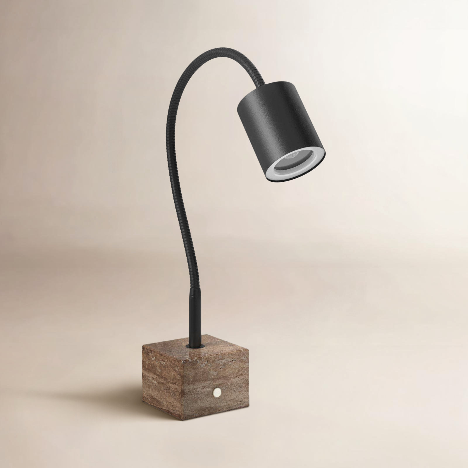 Irby Adjustable Stone Desk Lamp