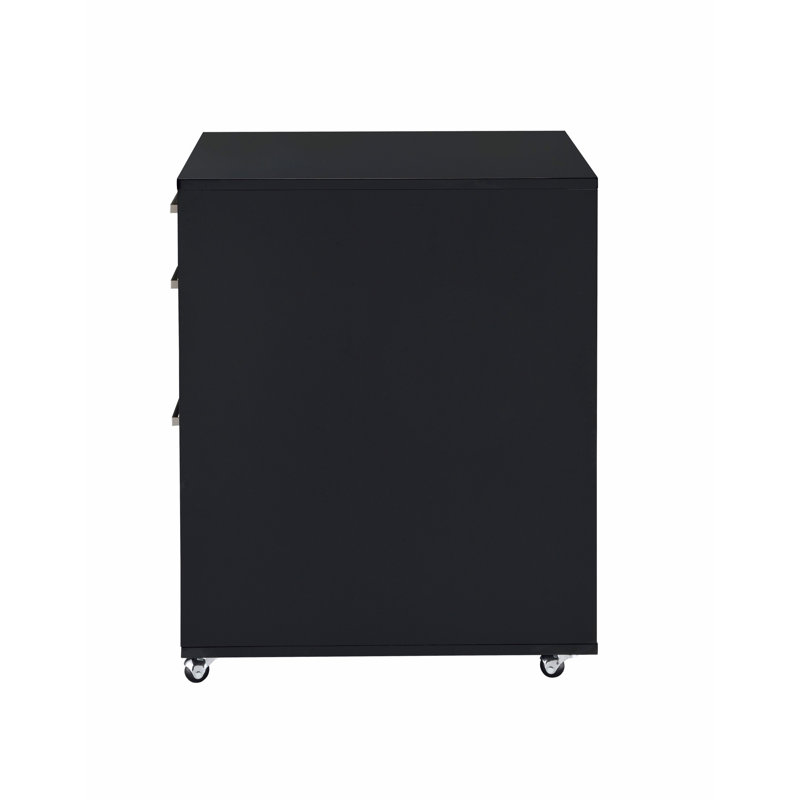Rectangular File Cabinet With 3 Drawers