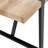 7-Piece Modern Industrial 71" Wood Dining Set with Metal Base and Upholstered Chairs-1543280685-1478954553