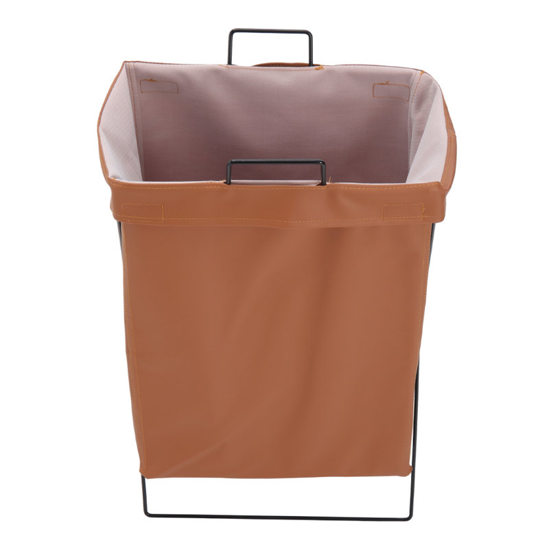Bhudhashen Metal Laundry Room Organizer, Brown/Black
