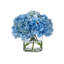 Hand-Tied Blue Hydrangea Bouquet