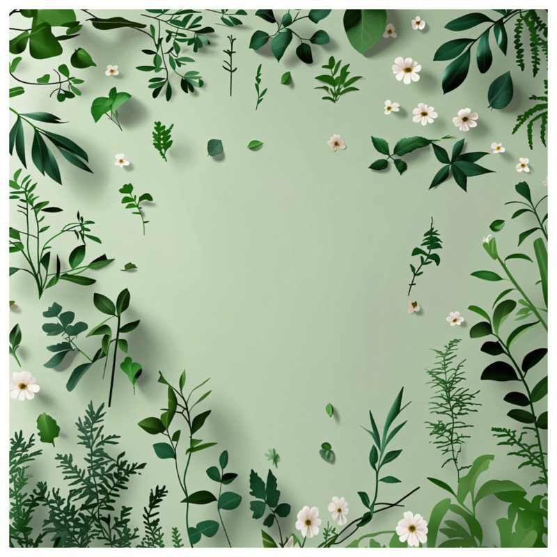 Housse de couette florale Greenery Bedding, Très grand lit