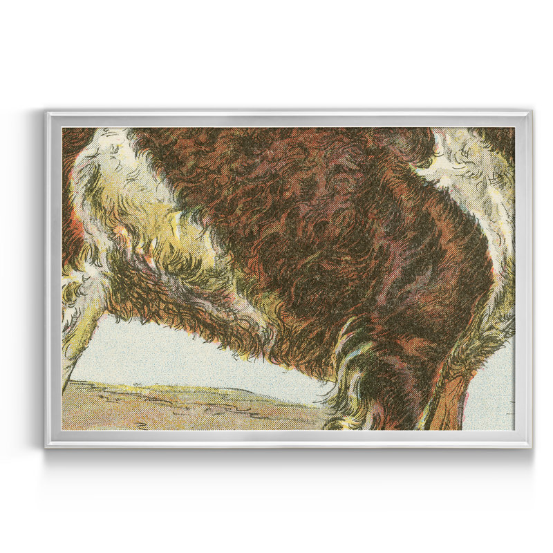 «Mans Best Friend IV», peinture sur toile encadrée, H 18,5 po x l 24,5 po x P 1,5 po