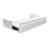 22 Inch White Under Desk Mounted Sliding Pull-Out Drawer Storage Organizer For Sit Stand Workstation Pull-Out Drawer