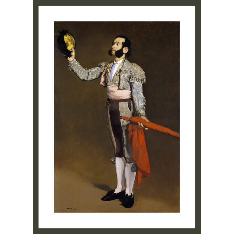 «A Matador» par Édouard Manet, impression giclée sur cadre, H 41,5 po x l 29,84 po