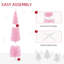Arbre de Noël artificiel, arbre de Noël mince avec embouts réalistes et support en plastique-683668974