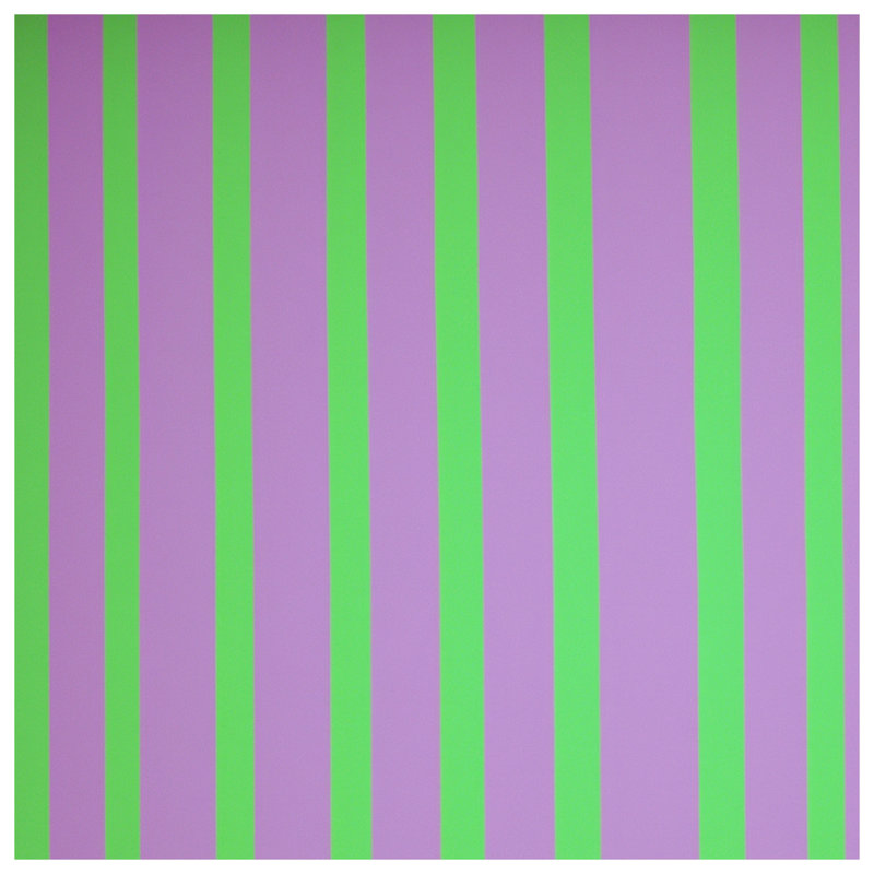 Couvertures à rayures mauves et vertes, 60in W x 80in H