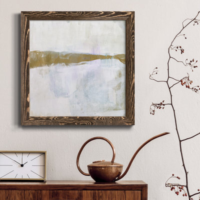 Toile encadrée Gold Ribbon Horizon I-Premium - prête à être accrochée