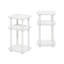 Table de bout Furinno Just 3-Turn Turn-N-Tube Curve, table d'appoint, paquet de 2, -112410419