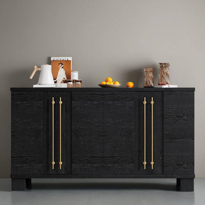 Console de 60 po pour le couloir, Noir