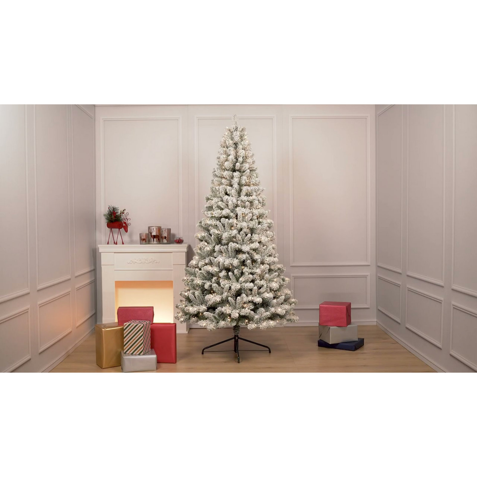 78' Lighted Artificial Pine Christmas Tree