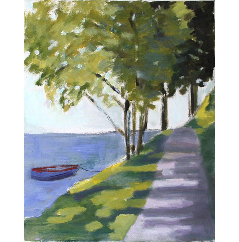 «Red Barrel Studio® Marie, Susanne», reproduction d'art sur toile tendue: Summers Day