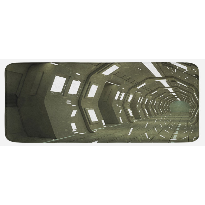 Modern & Contemporary Polyester Kitchen Mat