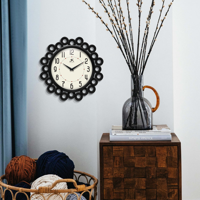 Analogue Wall Clock, Black
