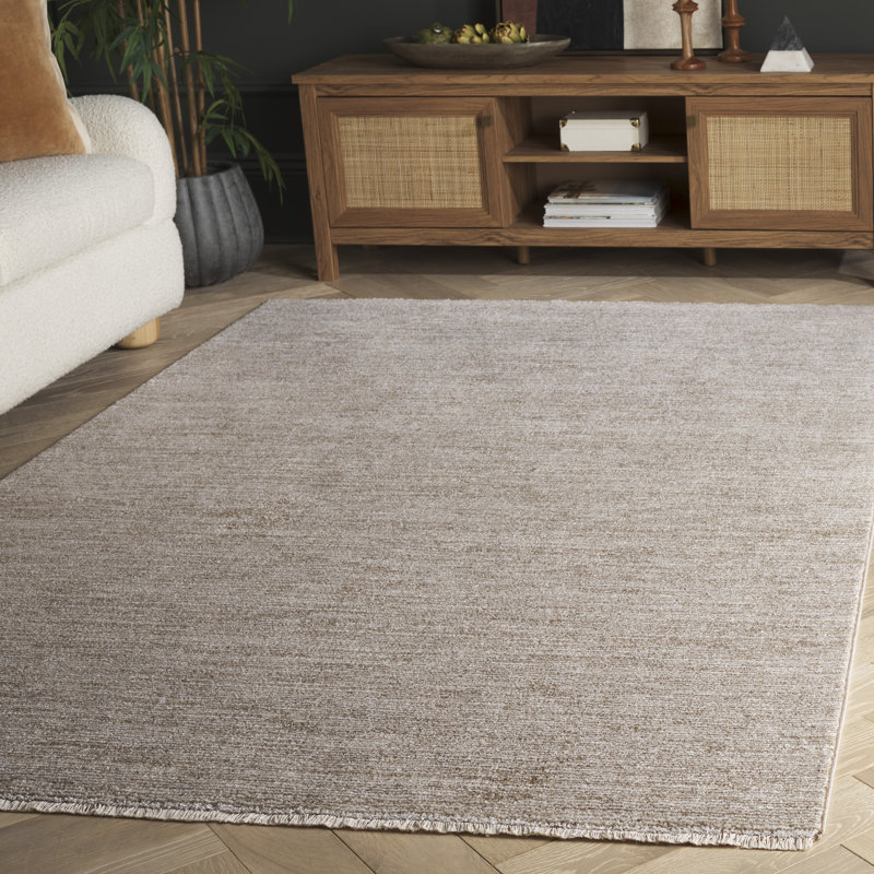 Donlon Performance Solid Color Rug, Rectangle 5'3" x 7'7"