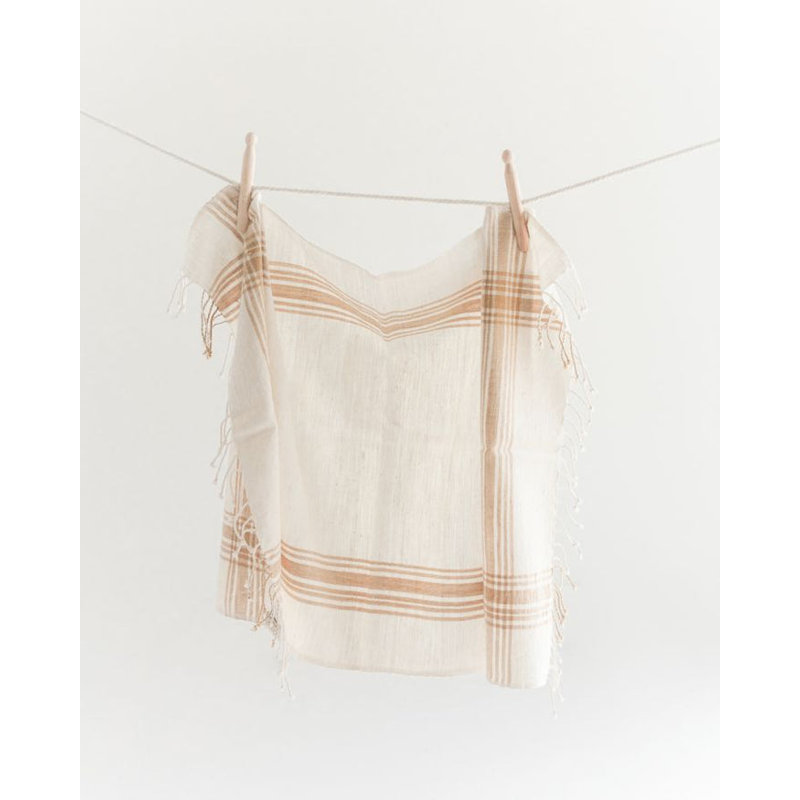 Cabin Hatch Cotton Hand Towel, Beige