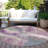 Machine Washable Indoor/Outdoor Christain ACN1357 Lavender Rug-109532858