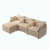 Chenille café clair