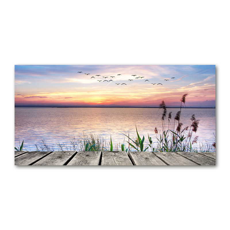 Lake West - Wrapped Canvas Print