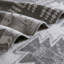Couverture en coton aztèque moderne gris, double / grand, confort toutes saisons