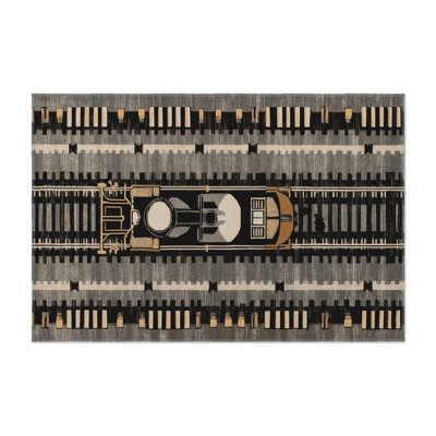 Tapis intérieur et extérieur gris Transport