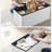 Folding Storage Ottoman Bench With Flipping Lid-1041971299
