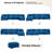 Redenius 6-Piece 148'' Upholstered U-Shape Sectional-485682343