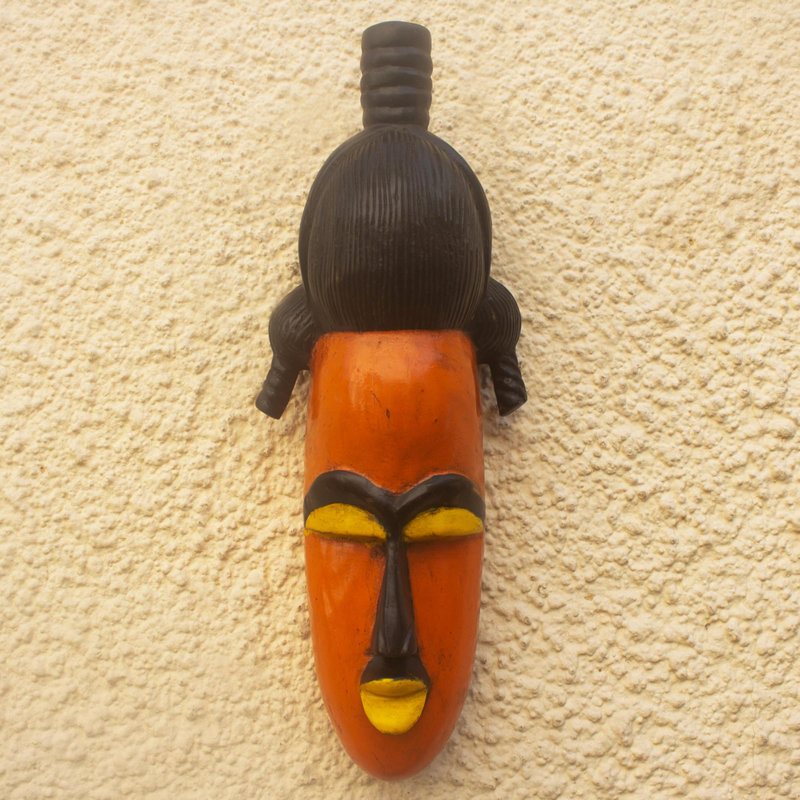 Décoration murale masque africain
