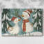Christmas Holiday Arts - Toile tendue avec châssis