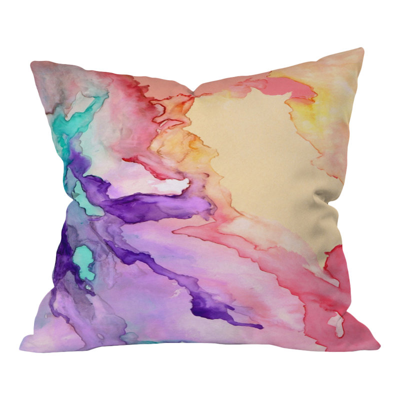 My World Throw Pillow, 26" x 26"