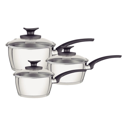 3 - Piece Stainless Steel Cookware Set