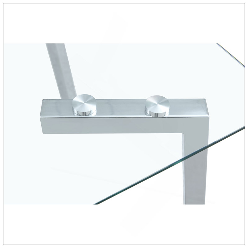 Table de salle à manger Modern 4 Modern, Argent argent