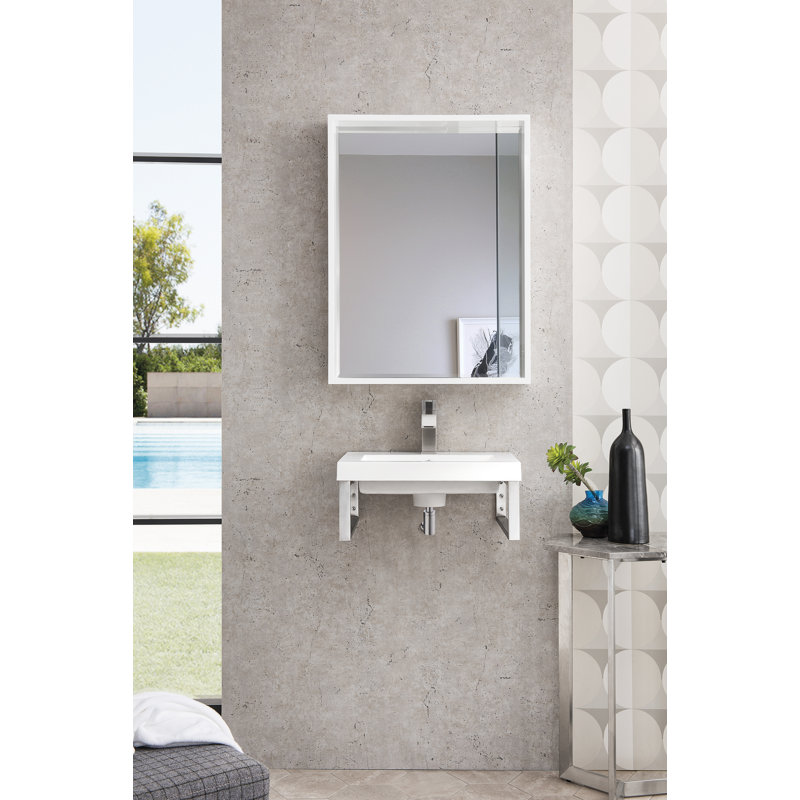 Boston 20'' W Single Vanity, Brushed Nickel