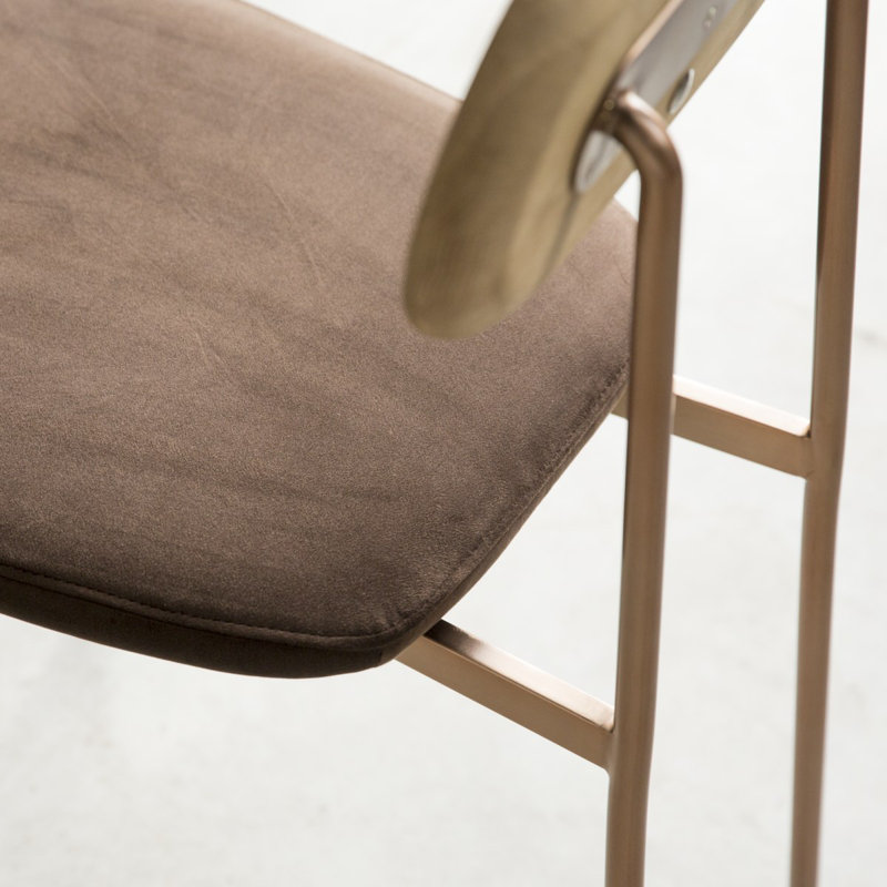 Yutapi Upholstered Dining Chair, Brown