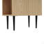 Meuble-lavabo en bois 21,6 po, armoire combinée, meuble de rangement pour salle de bain, lavabo simple en céramique, rangement à gauche