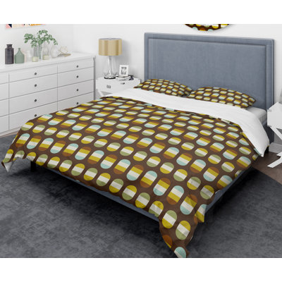 Ensemble de housse de couette rétro Mid-Century