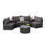 Ensemble de canapé modulaire 7 pièces avec table basse 7 pièces-731863943