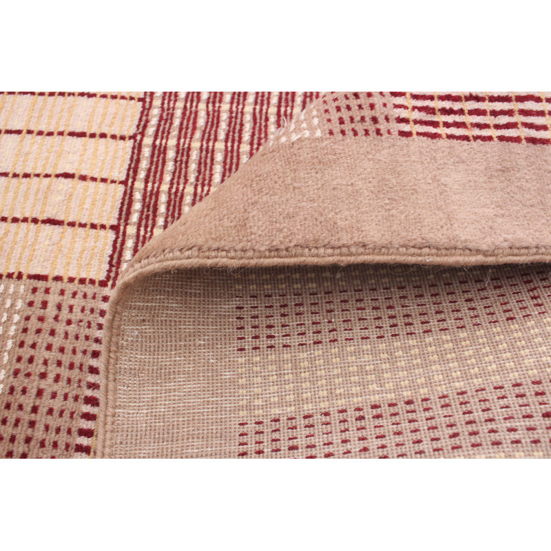 Tapis de zone en laine ziegler 6 pi 6 po x 9 pi 6 po noué la 2010 one-of-kind main Semiha