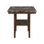 Table de bar brune D4355