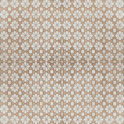 Carreau de plancher et de mur en porcelaine brillante 8 po x 8 po Roman Road