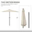 Brunn 293cm Balcony Parasol-1919992760