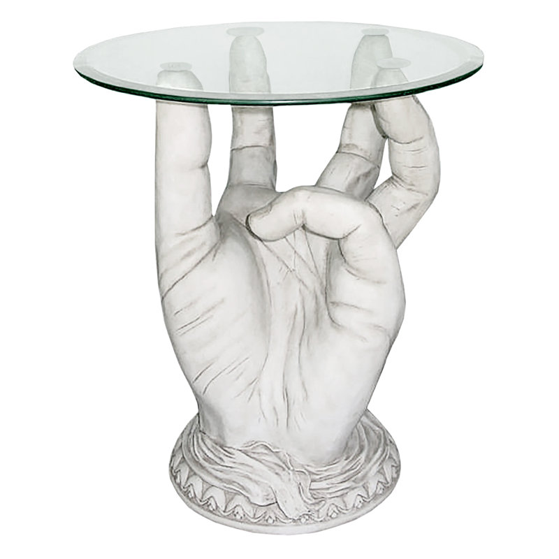 At Your Service Sculptural Side Table