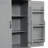 Storage Cabinet For Bathroom - Tipping, Easy Installation, Grey Ample Space With Doors, Drawer And Shelves-965907545